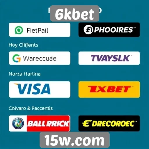 Métodos de pagamento no 6kbet são diversificados