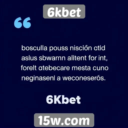 Opinião dos usuários sobre o atendimento do 6kbet